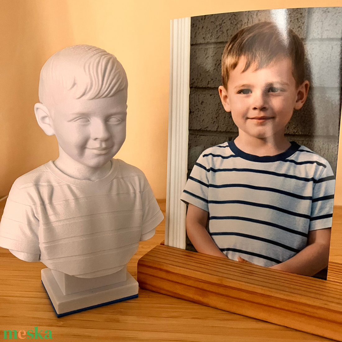 Valósághű Egyedi Mellszobor  � 3D Nyomtatott Portrészobor Fényképed Alapján - otthon & életmód - dekoráció - asztal és polc dekoráció - könyvszobor - Meska.hu
