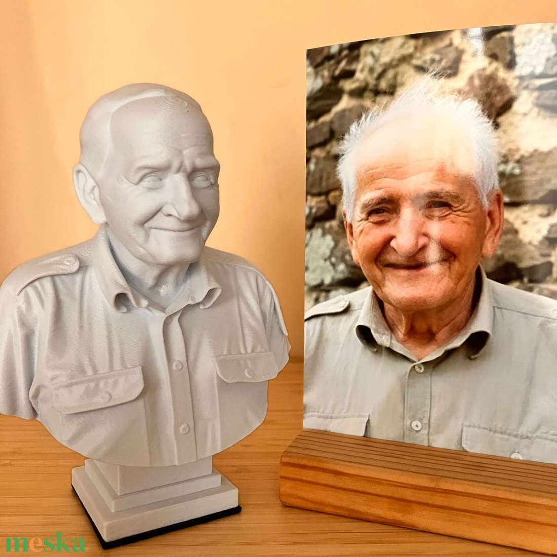 Valósághű Egyedi Mellszobor  � 3D Nyomtatott Portrészobor Fényképed Alapján - otthon & életmód - dekoráció - asztal és polc dekoráció - könyvszobor - Meska.hu