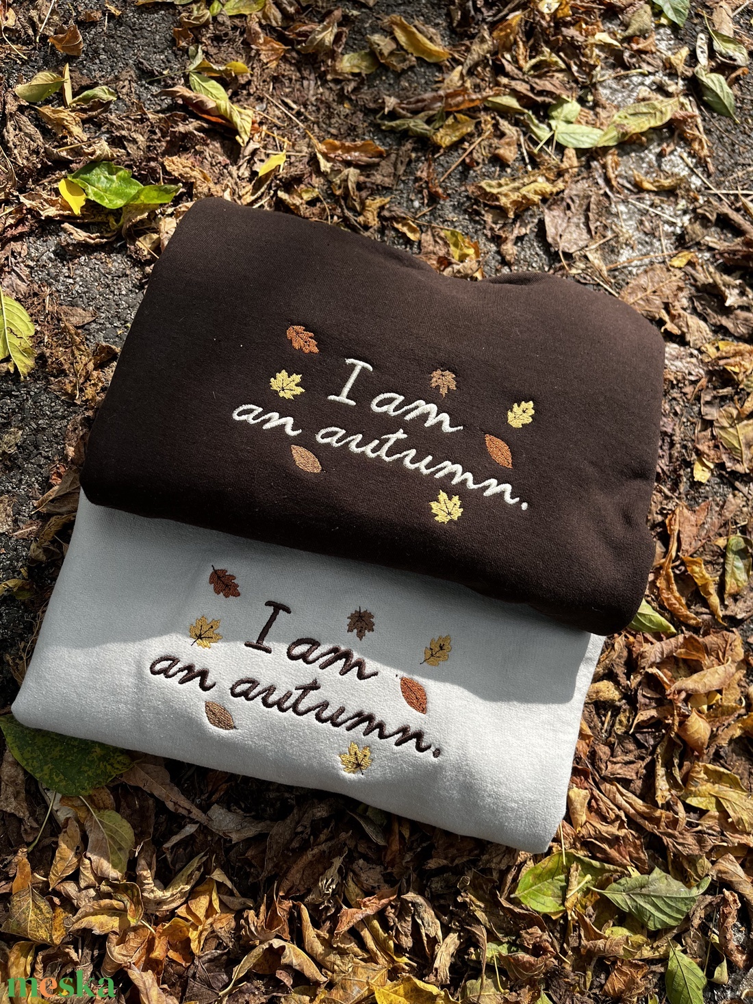 I am an autumn. kapucni nélküli pulóver - ruha & divat - női ruha - pulóver - Meska.hu