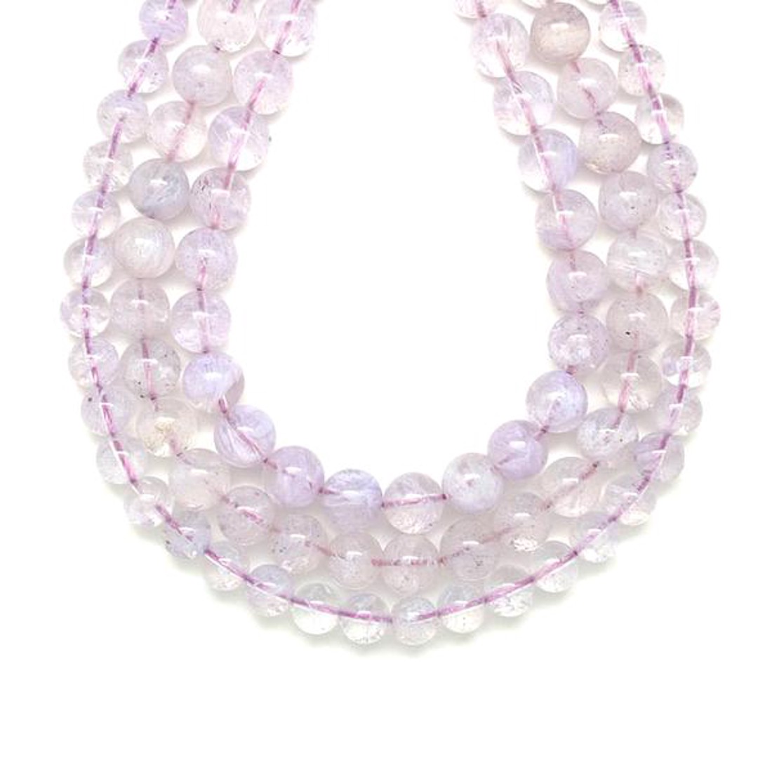 Üveg cloudy lila golyó 8-9mm ékszerkészítő alapanyag (füzér) - kellékek & szerszámok - ásvány alapanyag - ásványfüzér - Meska.hu