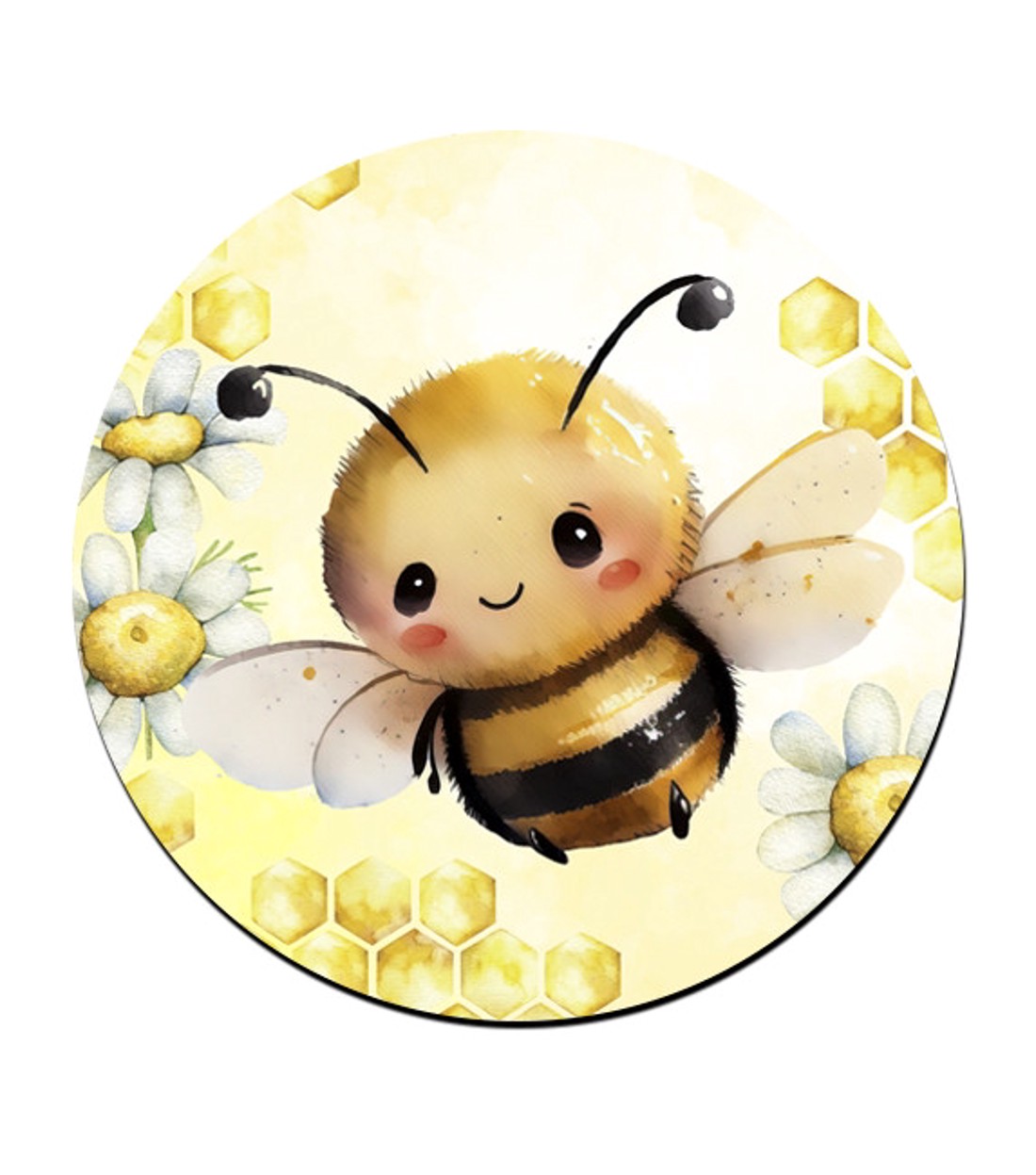Kedves kis méhecske mintás bögre alátét -  - Meska.hu