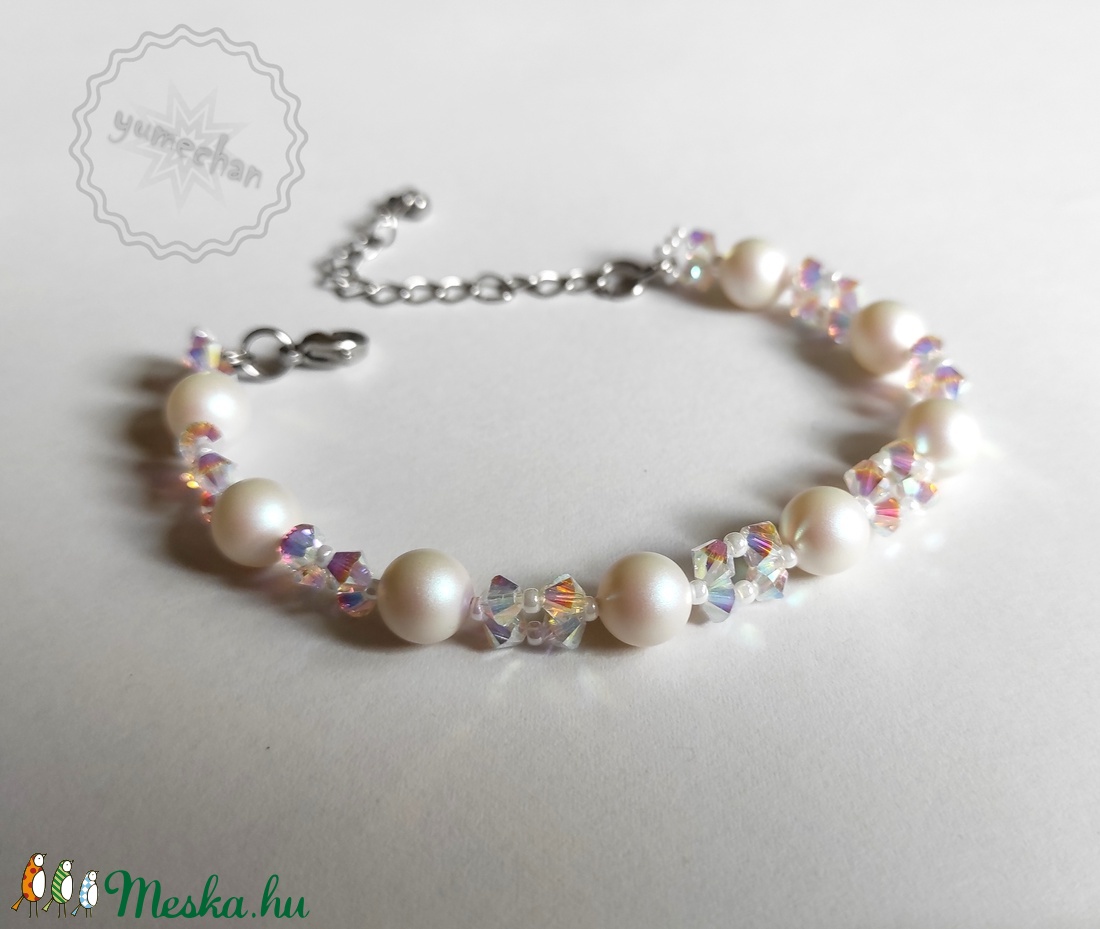 Swarovski karkötő - ékszer - karkötő - gyöngyös karkötő - Meska.hu Swarovski karkötő - ékszer - karkötő - gyöngyös karkötő - Meska.hu