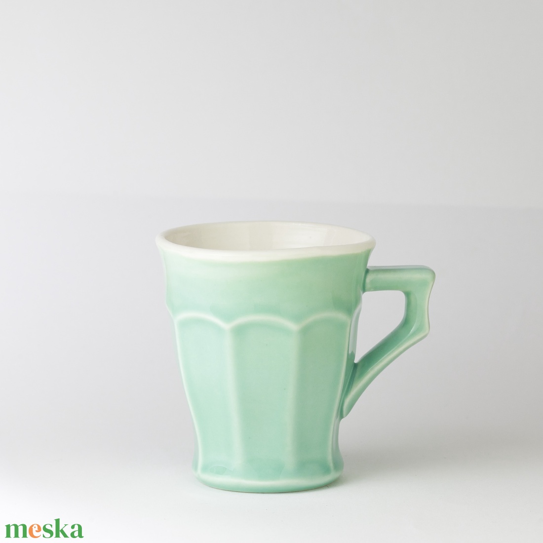 yutta 1 dl-es füles félporcelán kávés csésze - otthon & életmód - konyhafelszerelés, tálalás - tálalás - teás- és kávés pohár, készlet - Meska.hu