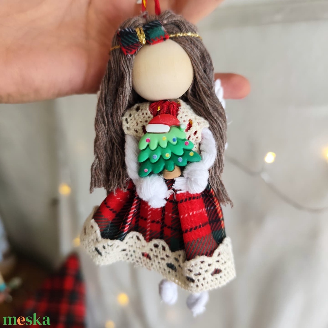 Kockás ruhás angyalkak - karácsony - karácsonyi lakásdekoráció - karácsonyfadíszek - Meska.hu Kockás ruhás angyalkak - karácsony - karácsonyi lakásdekoráció - karácsonyfadíszek - Meska.hu