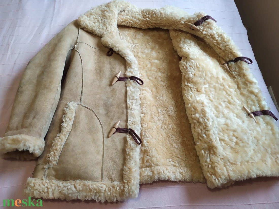 Valódi erdélyi gyapjú kabát  - ruha & divat - női ruha - kabát - Meska.hu