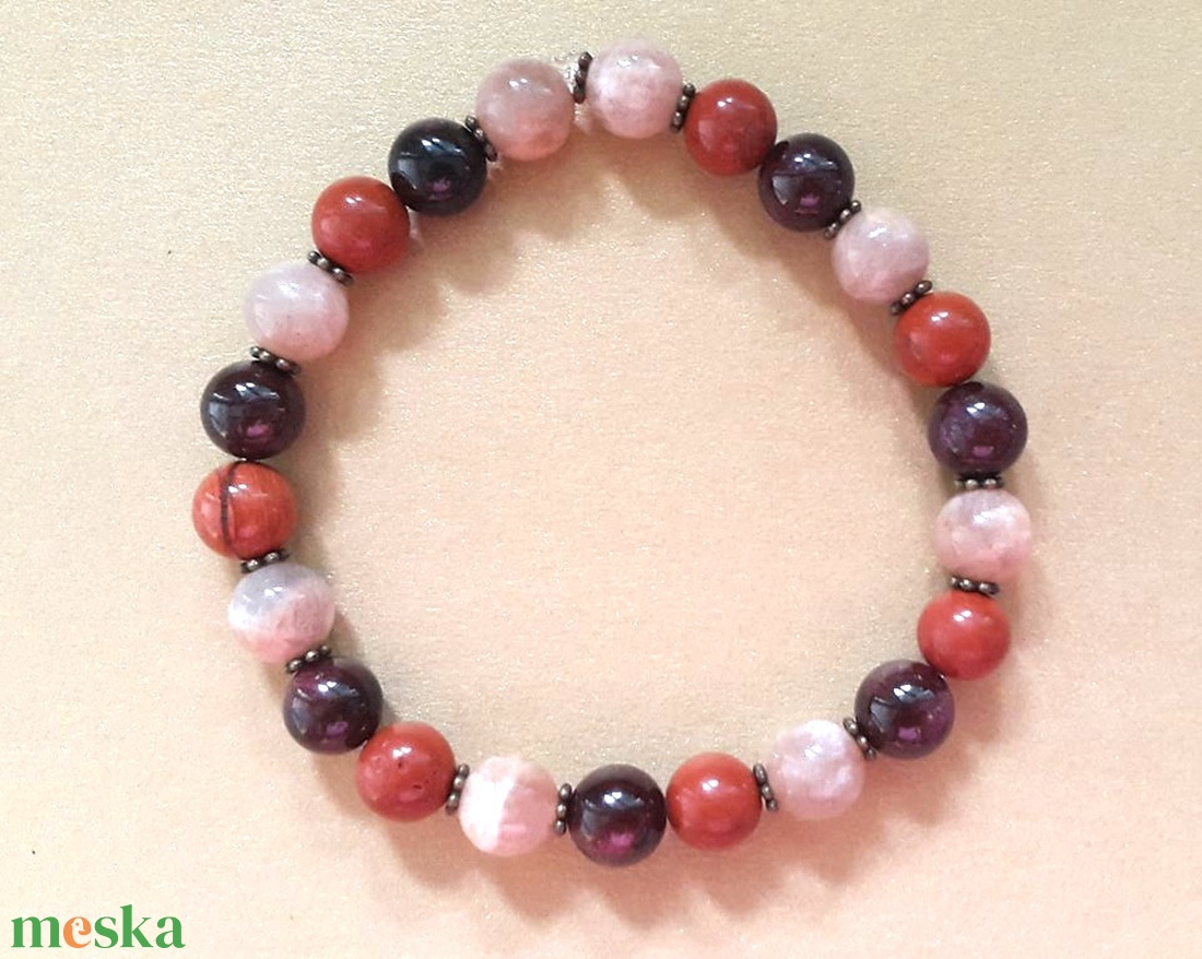 Erőt adó, energetizáló ásványkarkötő - ékszer - karkötő - ásványkarkötő - Meska.hu