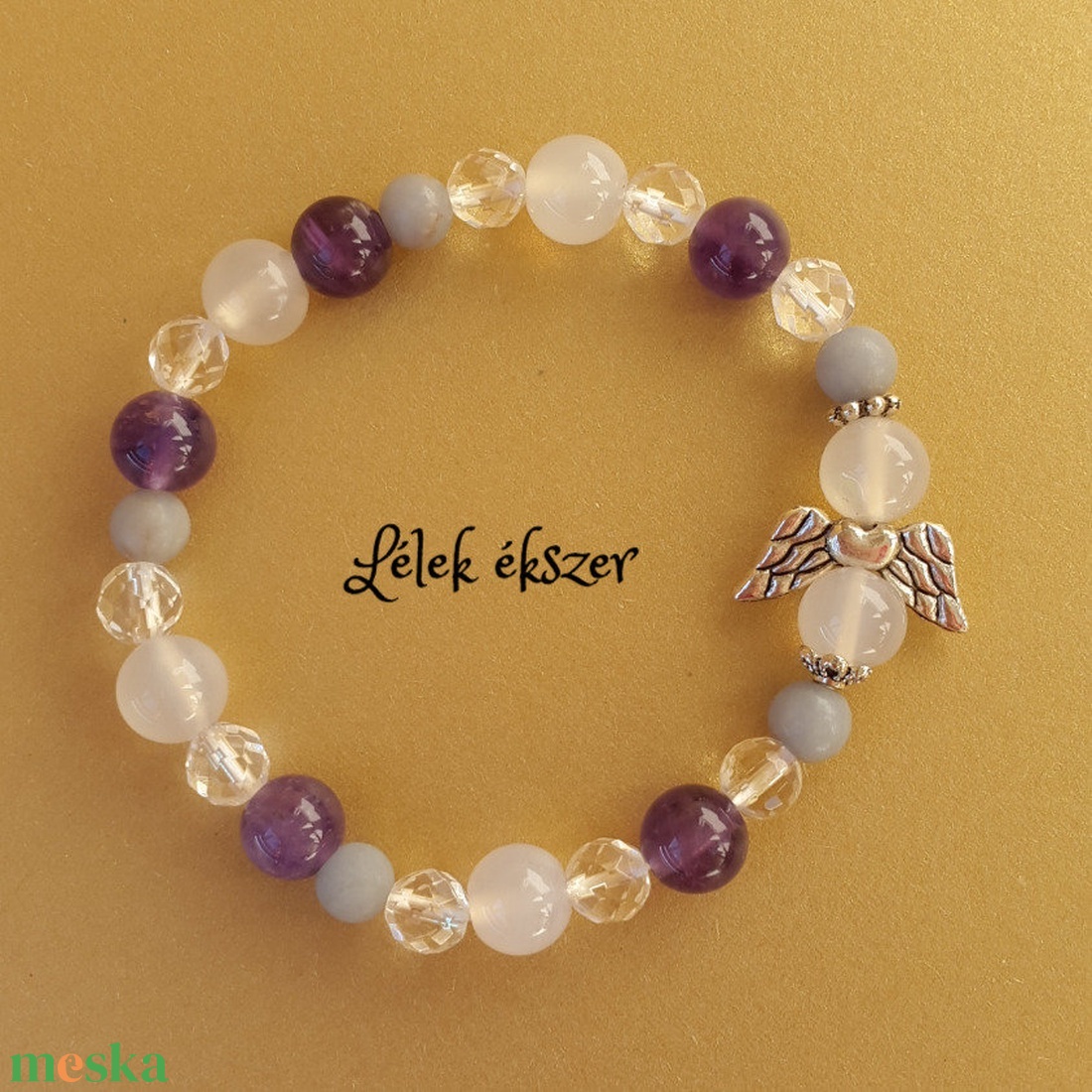  ARKANGYALI BEAVATÁS  Manifesztálj az Arkangyalok segítségével  - ékszer - karkötő - ásványkarkötő - Meska.hu