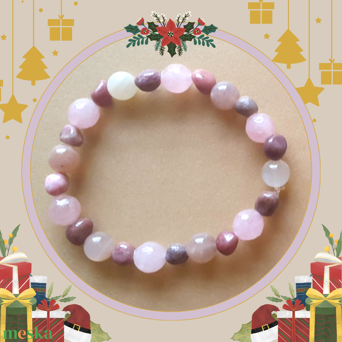 �Az új Nő- érzelmi nagy takarító, Lelket Gyógyító ásvány karkötő - ékszer - karkötő - ásványkarkötő - Meska.hu