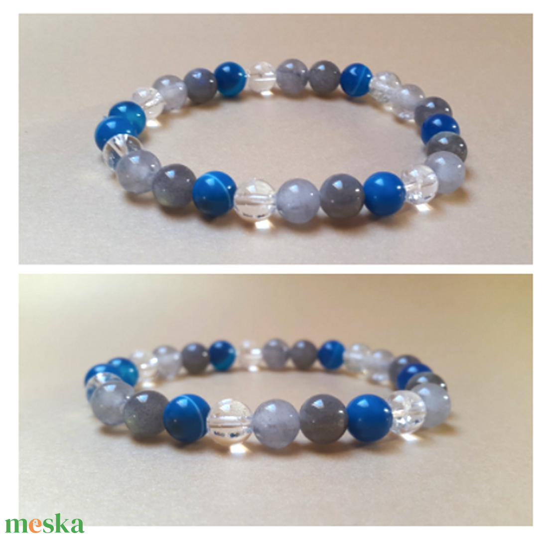 Az Égi Küldött Karkötő férfiak számáraAjándék Ötlet, Karácsony alkalmából is! - ékszer - karkötő - ásványkarkötő - Meska.hu