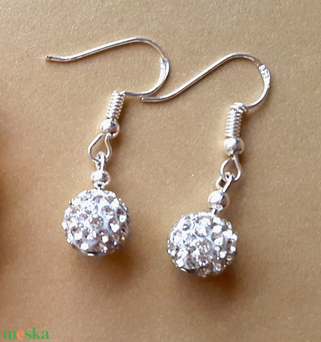 Hegyikristály ékszer szett (ásványkarkötő és kézműves fülbevaló) Ajándék Ötlet, akár Karácsonyra, születésnapra is! - ékszer - karkötő - ásványkarkötő - Meska.hu