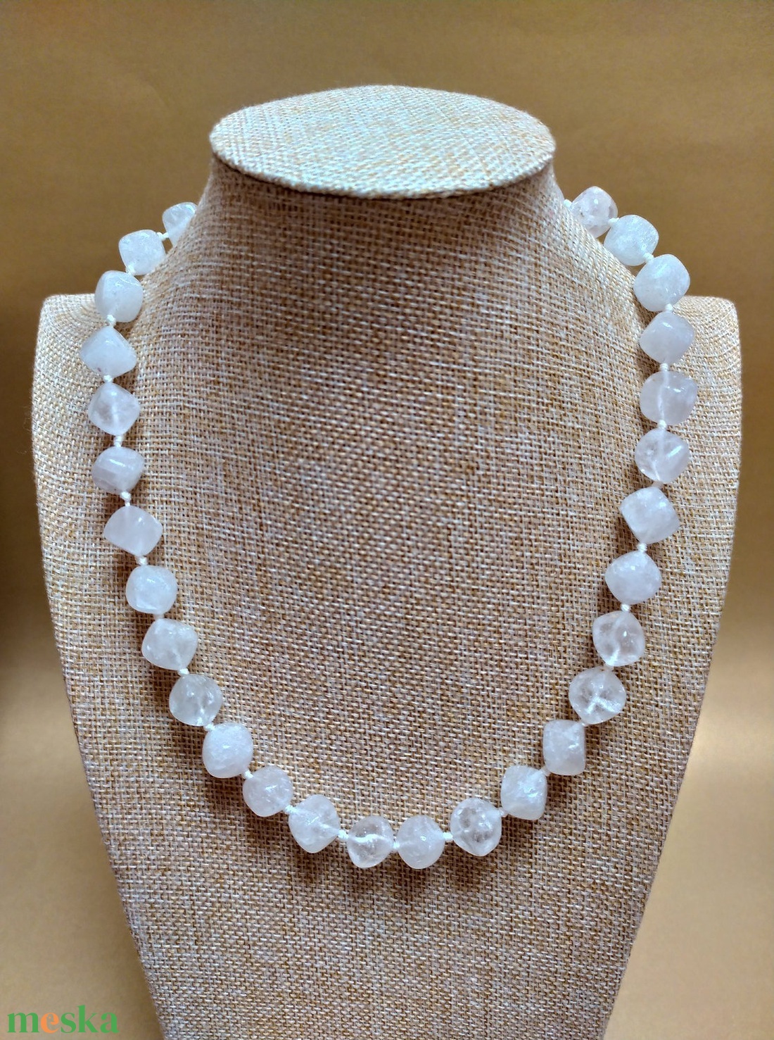 Hegyikristály Nyaklánc A Lélek Tisztaságának FényeKézműves, egyedi ékszer  ajándéknak tökéletes, akár karácsonyra is - esküvő - ékszer - nyaklánc - Meska.hu