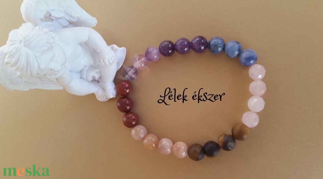 Csakrás ásványkarkötő nőknek  Szeretet és IntuícióAjándék, Karácsony, Meglepetés, Születésnap - ékszer - karkötő - ásványkarkötő - Meska.hu