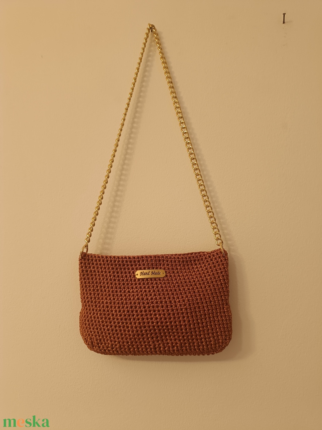 Horgolt válltáska  - táska & tok - kézitáska & válltáska - alkalmi táska - Meska.hu