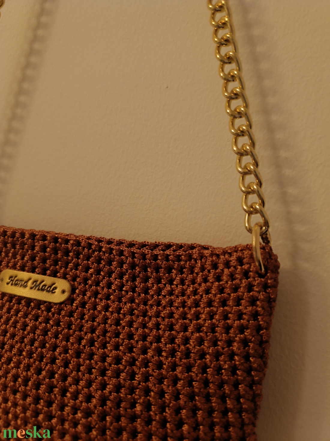 Horgolt válltáska  - táska & tok - kézitáska & válltáska - alkalmi táska - Meska.hu