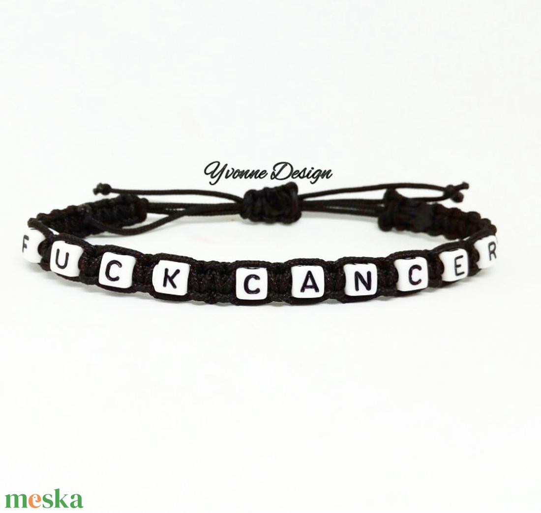 Névvel vagy felirattal ellátott fonott makramé karkötő - ékszer - karkötő - névre szóló karkötő - Meska.hu