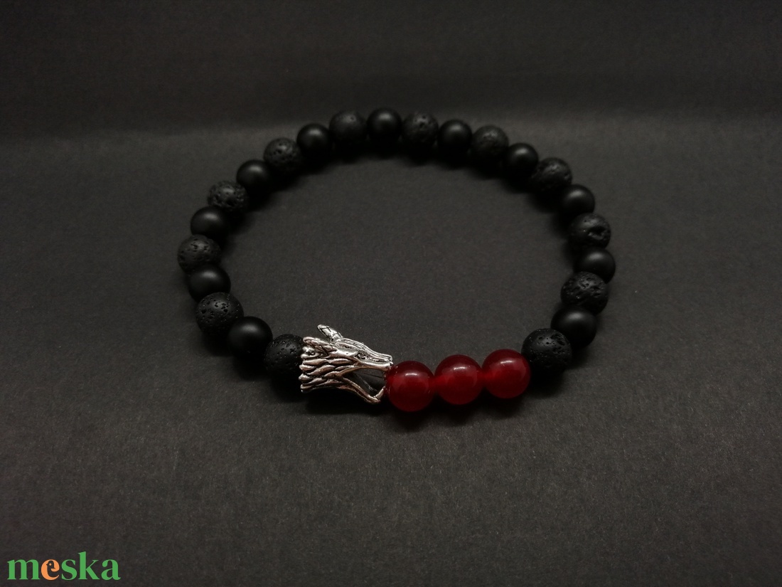 Trónok harca ásványkarkötő - sárkány  - ékszer - karkötő - bogyós karkötő - Meska.hu