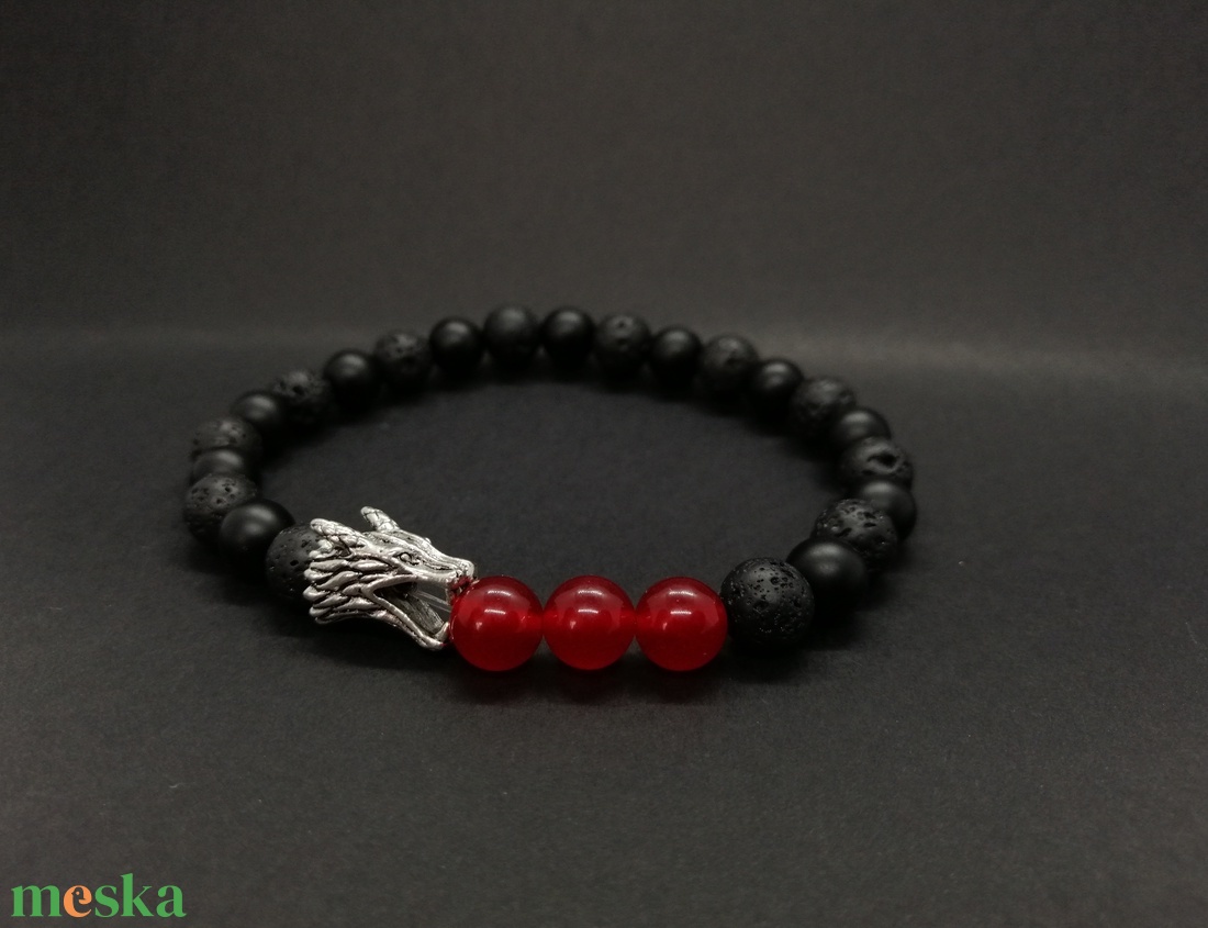 Trónok harca ásványkarkötő - sárkány  - ékszer - karkötő - bogyós karkötő - Meska.hu