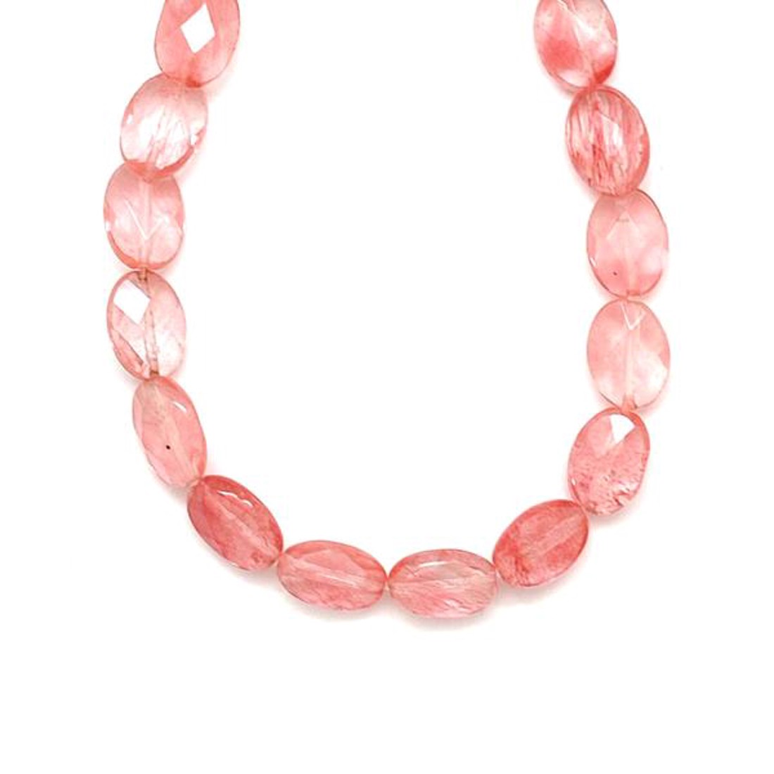 Üveg cloudy piros fazettált ovális 10x13-14mm ékszerkészítő alapanyag (füzér) - kellékek & szerszámok - ásvány alapanyag - ásványfüzér - Meska.hu