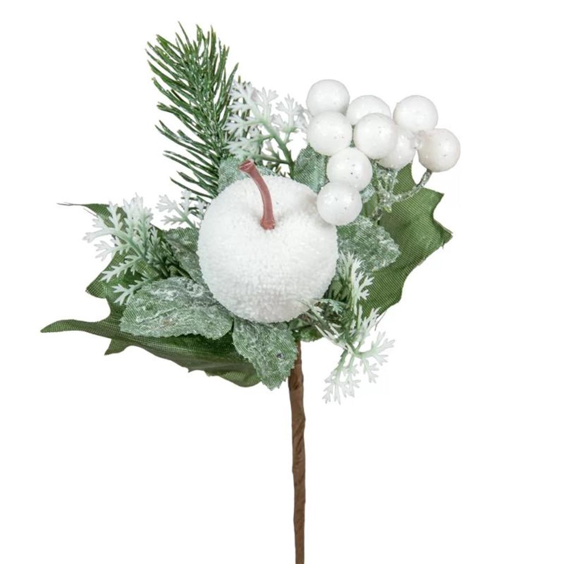Havas almás, bogyós fenyő pick -  fehér 19 cm -  - Meska.hu