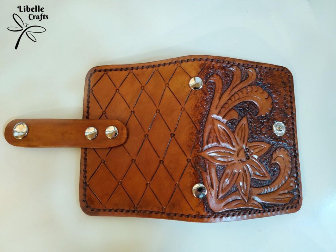 Antikolt, virág mintás igazolványtartó - táska & tok - pénztárca & más tok - kártyatartó & irattartó - Meska.hu