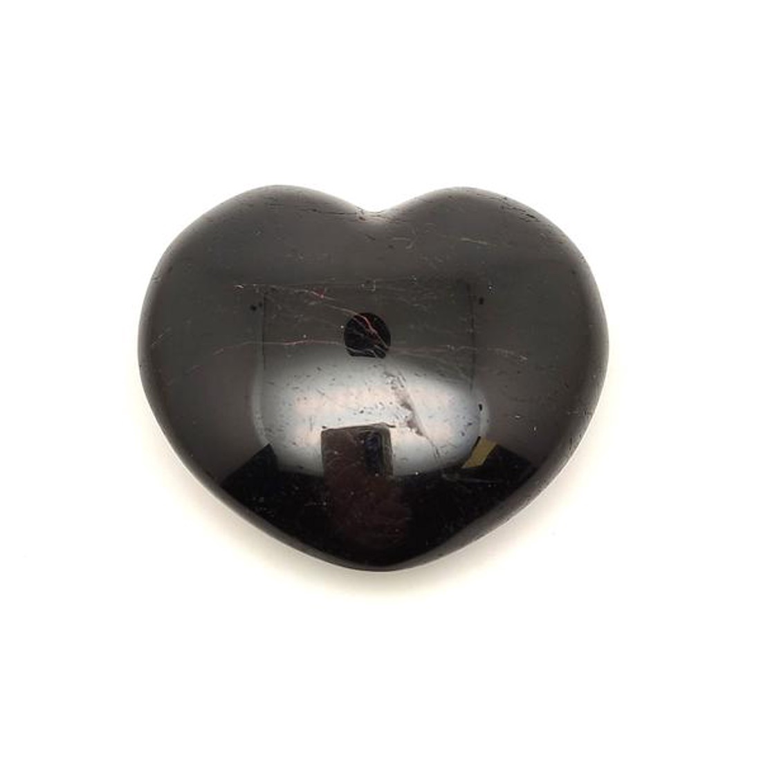 Turmalin fekete szív 6-7cm - kellékek & szerszámok - ásvány alapanyag - ásvány figura - Meska.hu
