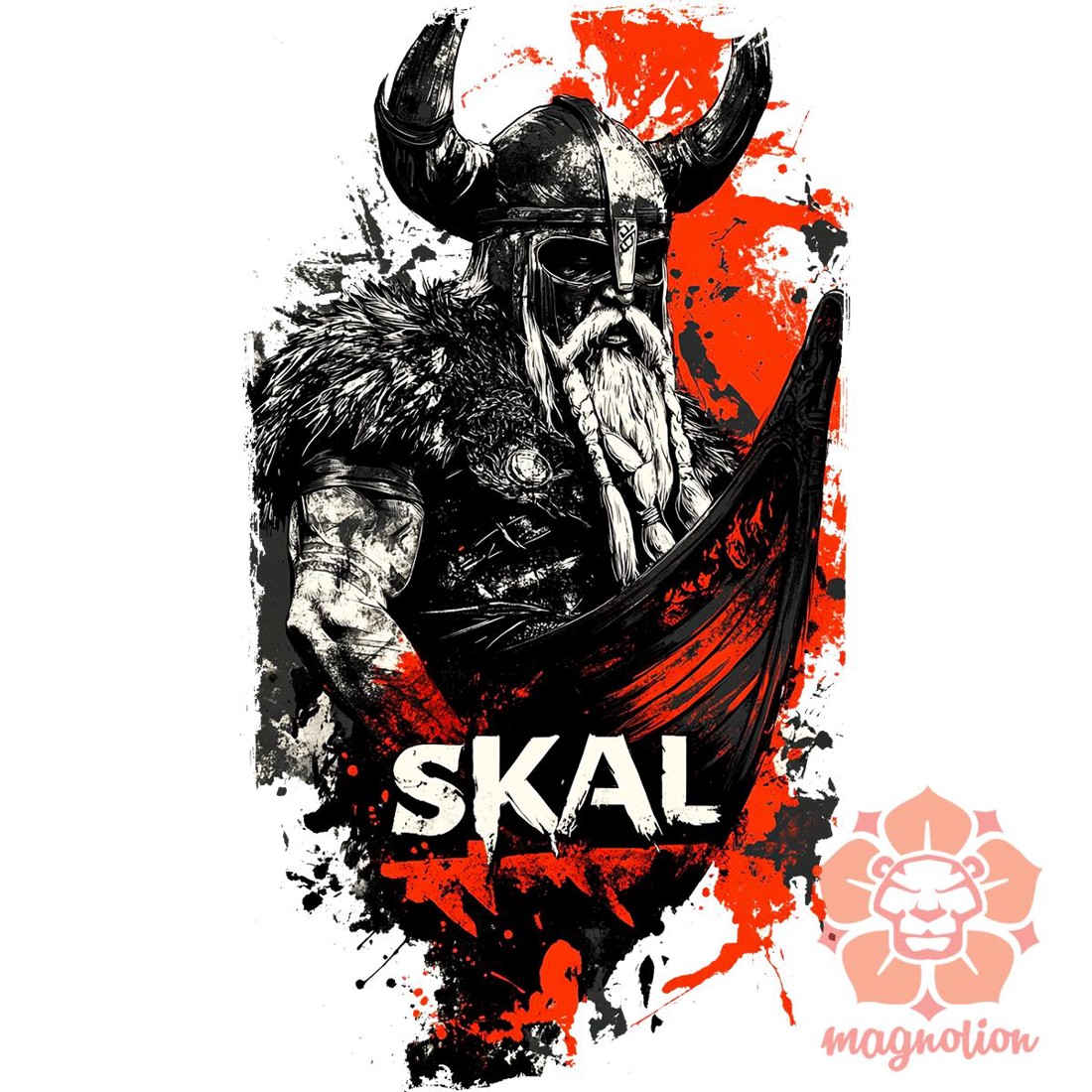 Viking plakát v1 - ruha & divat - férfi ruha - férfi pulóver - Meska.hu