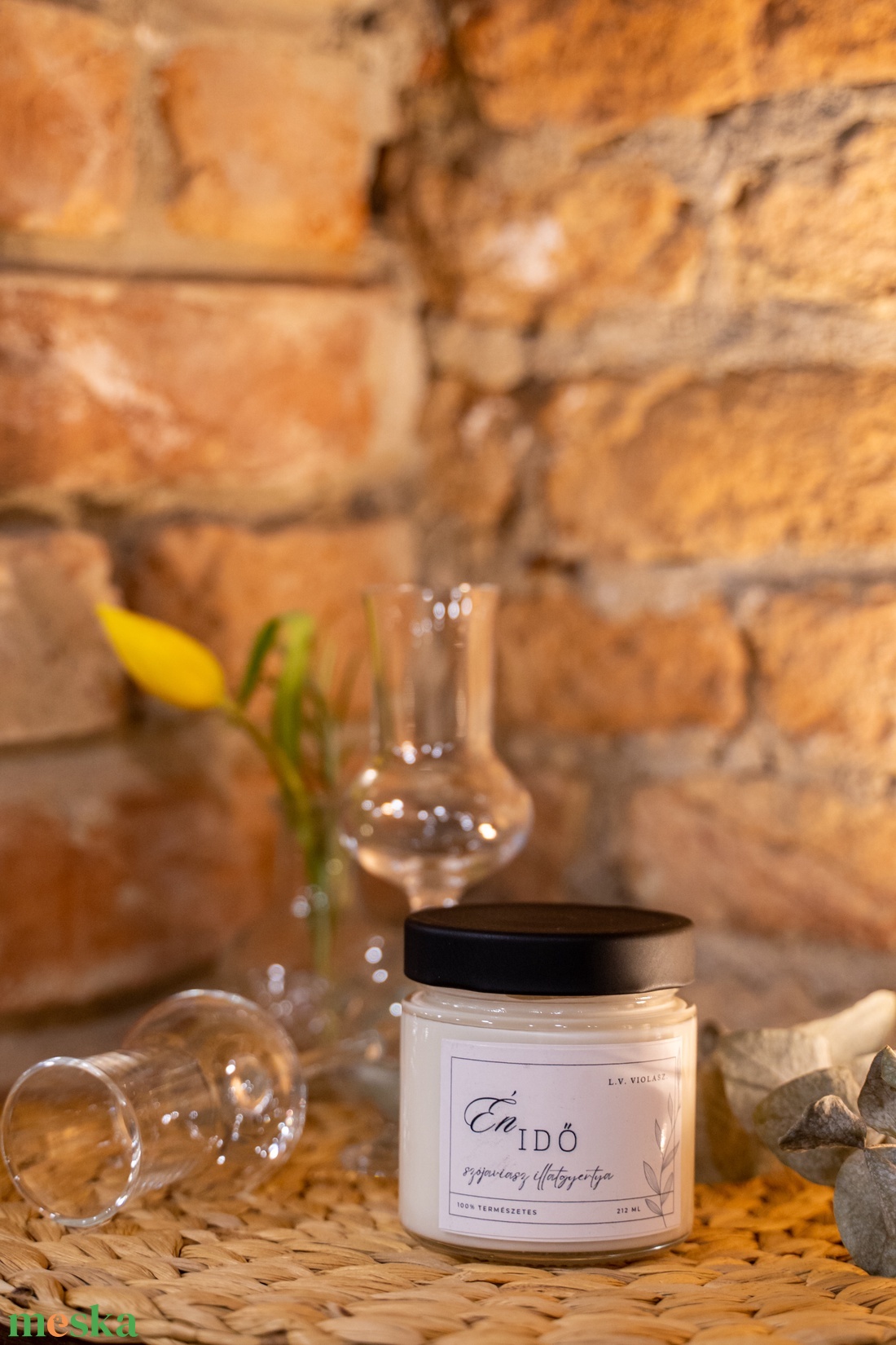 Énidő illatgyertya ajándék - otthon & életmód - gyertya, illat, aroma - gyertya - Meska.hu