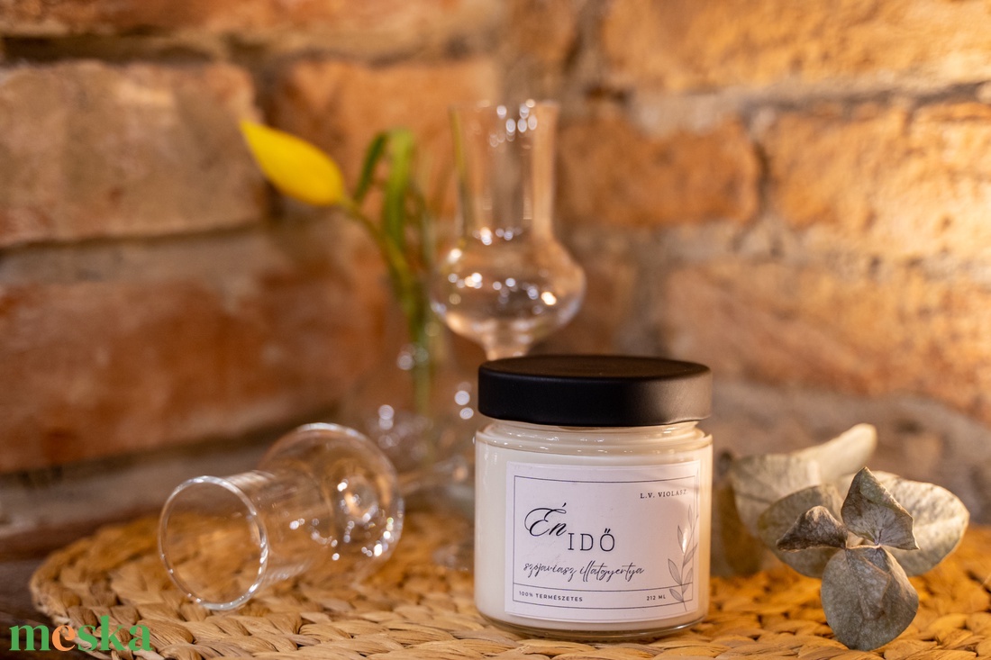 Énidő illatgyertya ajándék - otthon & életmód - gyertya, illat, aroma - gyertya - Meska.hu