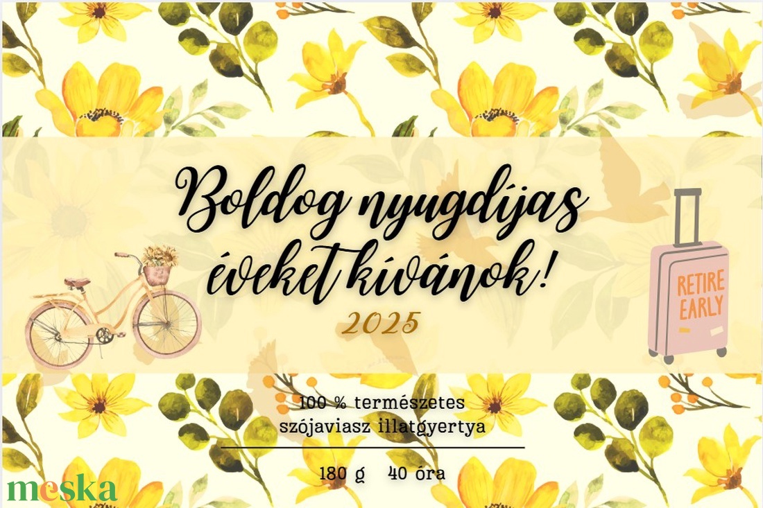 Egyedi, Boldog nyugdíjas éveket tégelyes gyertya ajándék - otthon & életmód - gyertya, illat, aroma - gyertya - Meska.hu Egyedi, Boldog nyugdíjas éveket tégelyes gyertya ajándék - otthon & életmód - gyertya, illat, aroma - gyertya - Meska.hu