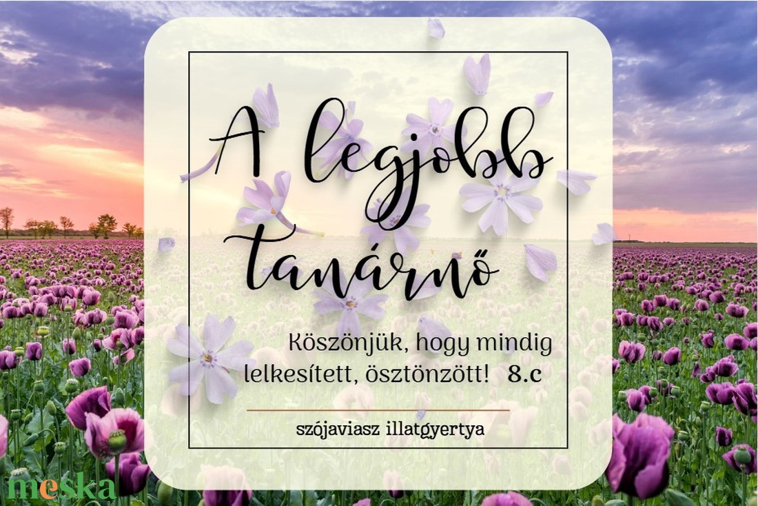 Egyedi, Legjobb tanítónéni, tanárnő, óvónéni, dajkanéni tégelyes gyertya ajándék - otthon & életmód - gyertya, illat, aroma - gyertya - Meska.hu
