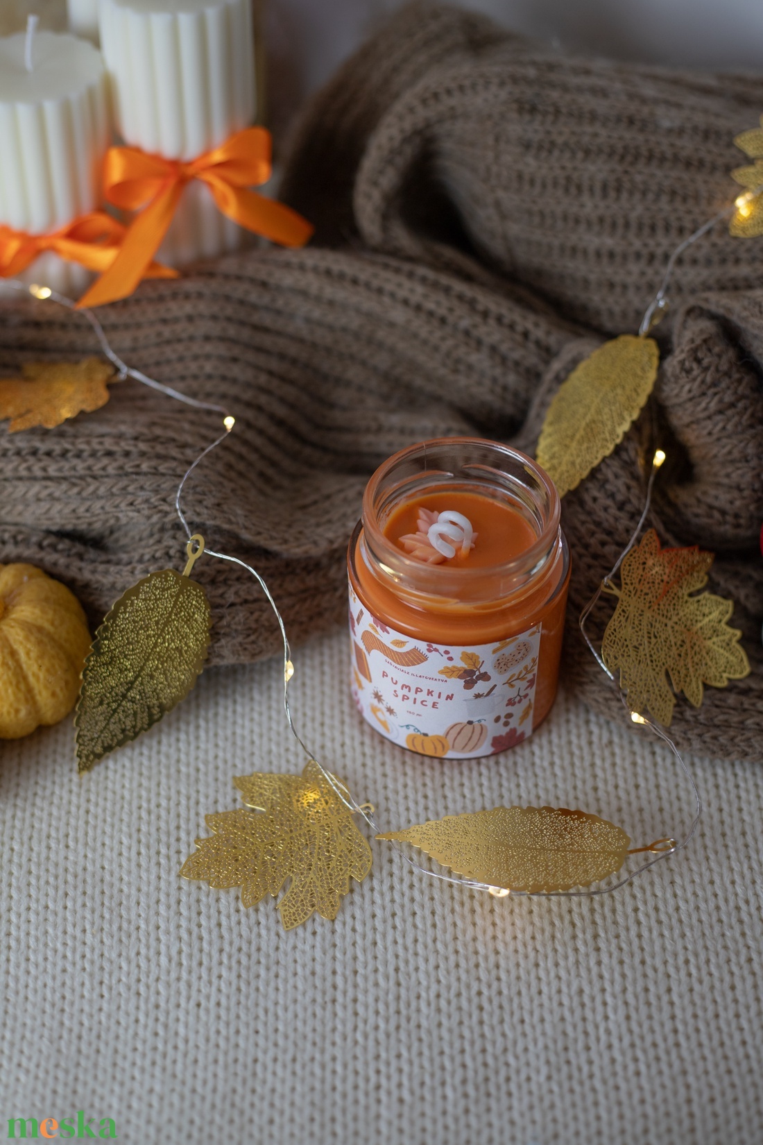Pumpkin spice őszi tégelyes illatgyertya - otthon & életmód - gyertya, illat, aroma - gyertya - Meska.hu Pumpkin spice őszi tégelyes illatgyertya - otthon & életmód - gyertya, illat, aroma - gyertya - Meska.hu
