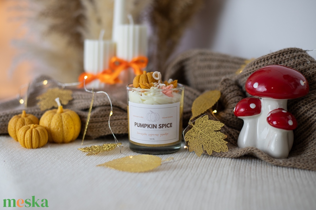 Pumpkin Spice Őszi Illatgyertya - otthon & életmód - gyertya, illat, aroma - gyertya - Meska.hu Pumpkin Spice Őszi Illatgyertya - otthon & életmód - gyertya, illat, aroma - gyertya - Meska.hu
