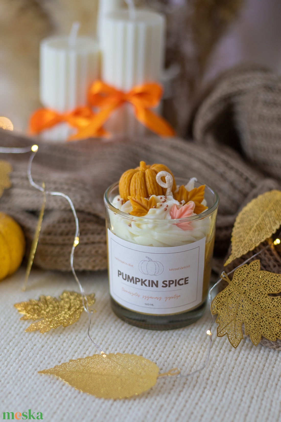 Pumpkin Spice Őszi Illatgyertya - otthon & életmód - gyertya, illat, aroma - gyertya - Meska.hu Pumpkin Spice Őszi Illatgyertya - otthon & életmód - gyertya, illat, aroma - gyertya - Meska.hu