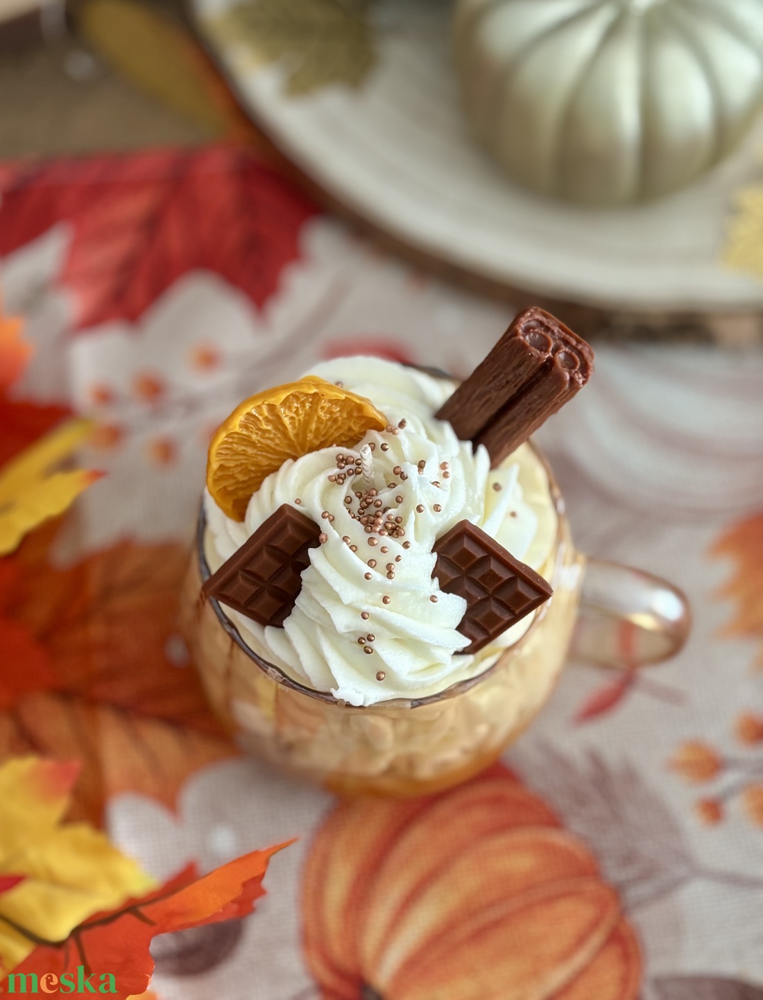 Pumpkin Spice Latte kézműves gyertya - otthon & életmód - gyertya, illat, aroma - gyertya - Meska.hu Pumpkin Spice Latte kézműves gyertya - otthon & életmód - gyertya, illat, aroma - gyertya - Meska.hu