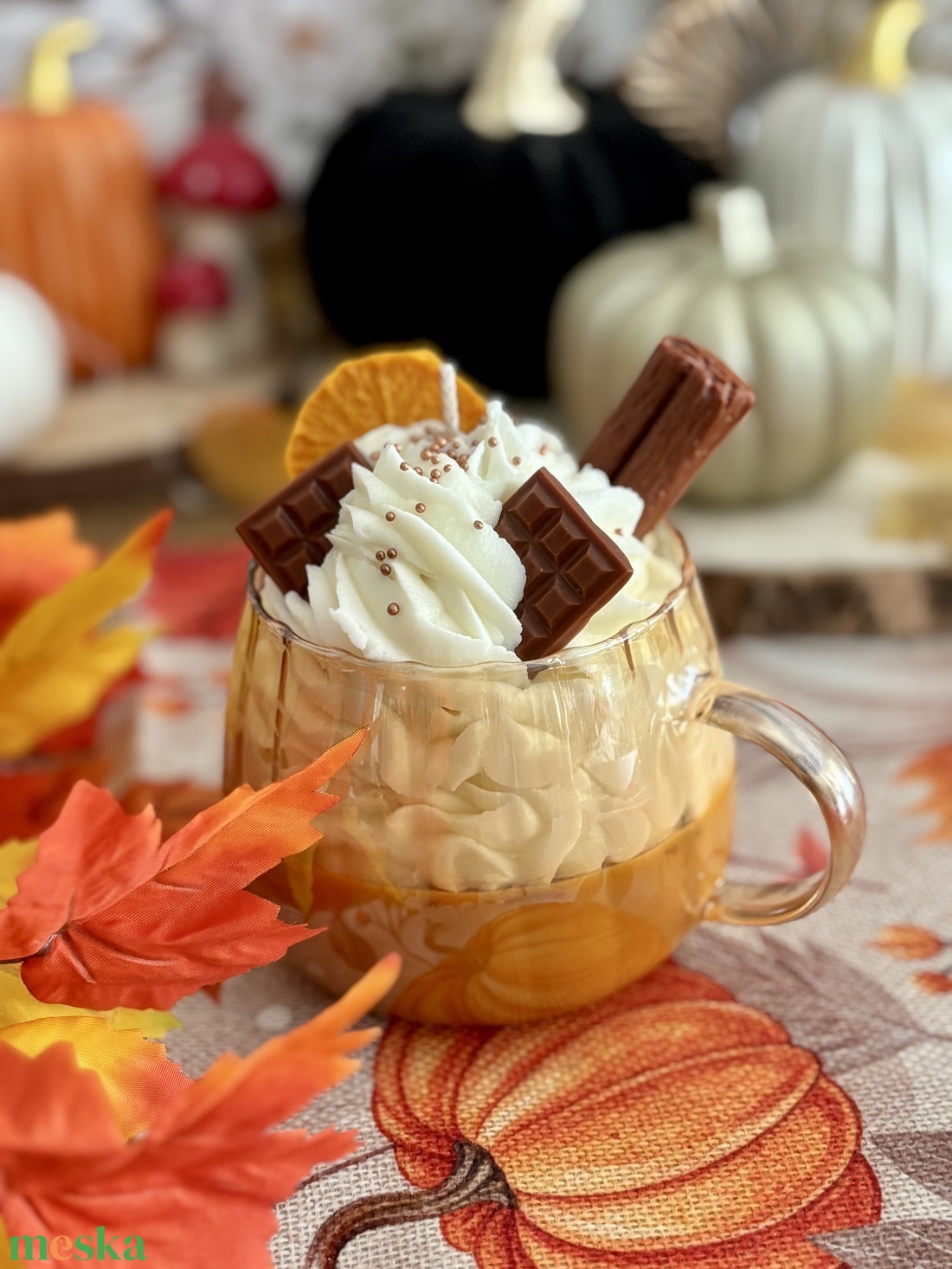 Pumpkin Spice Latte kézműves gyertya - otthon & életmód - gyertya, illat, aroma - gyertya - Meska.hu Pumpkin Spice Latte kézműves gyertya - otthon & életmód - gyertya, illat, aroma - gyertya - Meska.hu
