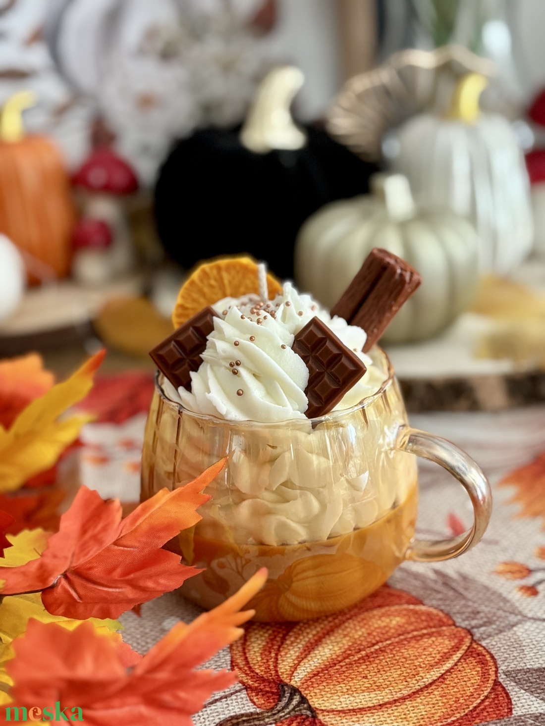 Pumpkin Spice Latte kézműves gyertya - otthon & életmód - gyertya, illat, aroma - gyertya - Meska.hu Pumpkin Spice Latte kézműves gyertya - otthon & életmód - gyertya, illat, aroma - gyertya - Meska.hu