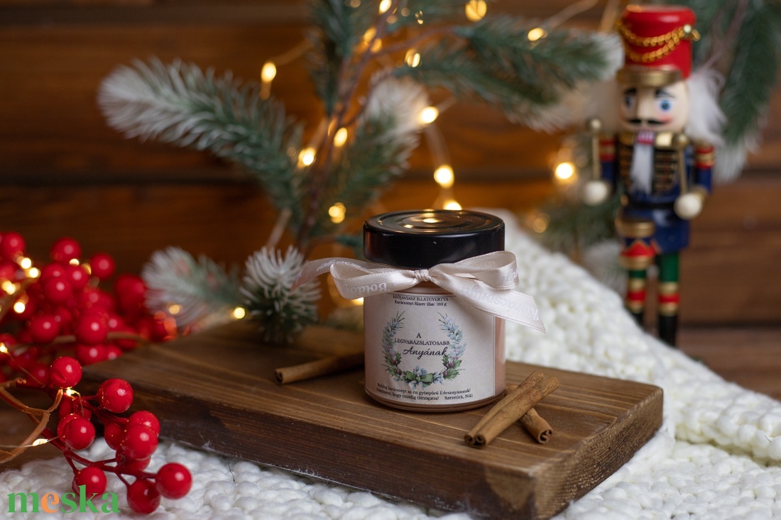 A legvarázslatosabb Anyának karácsonyi illatgyertya - karácsony - karácsonyi lakásdekoráció - karácsonyi illatgyertya, mécses - Meska.hu