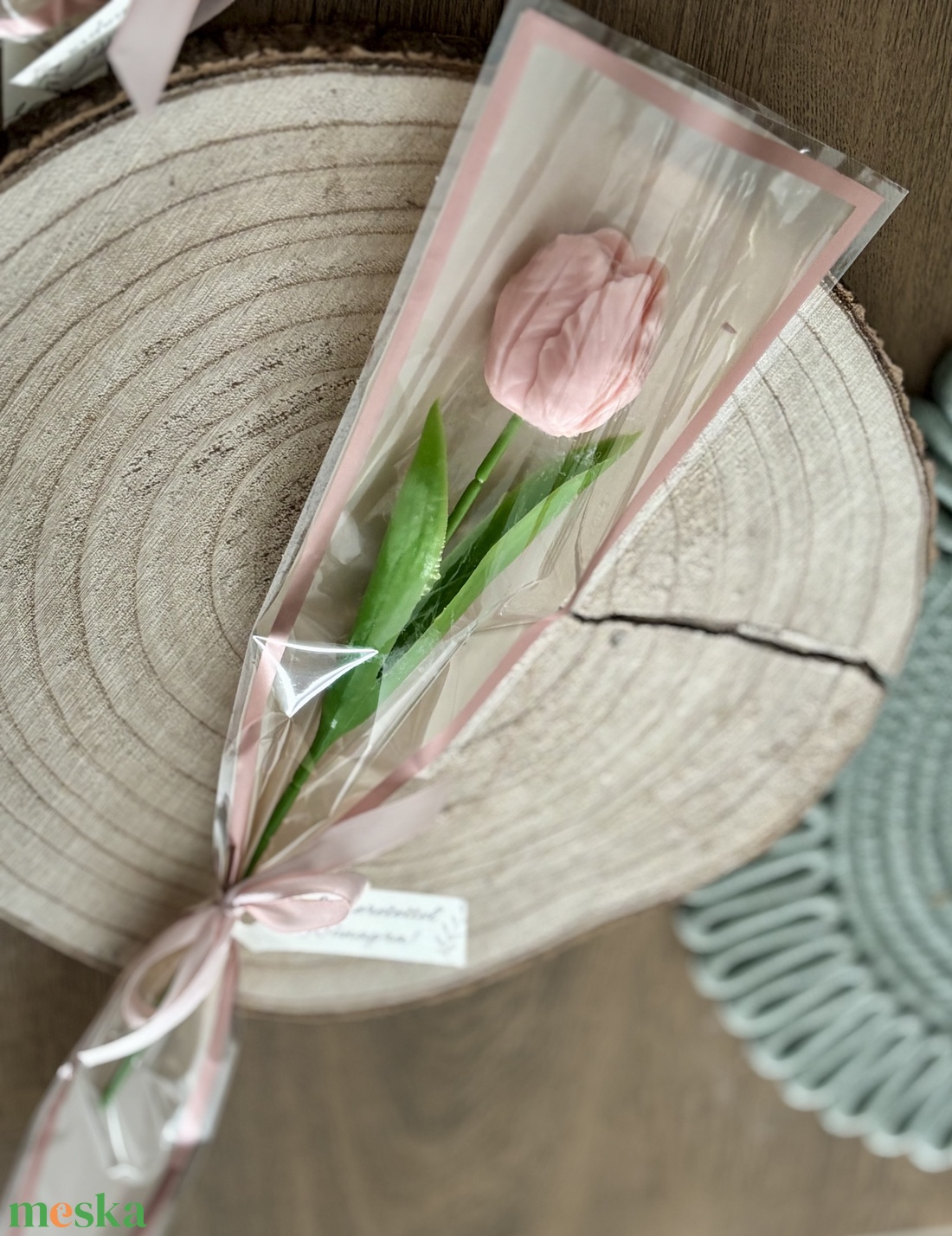 Illatos tulipán gyertya szálas (illatviasz) nőnapra, pedagógus napra, anyák napjára  - otthon & életmód - gyertya, illat, aroma - illatviasz - Meska.hu