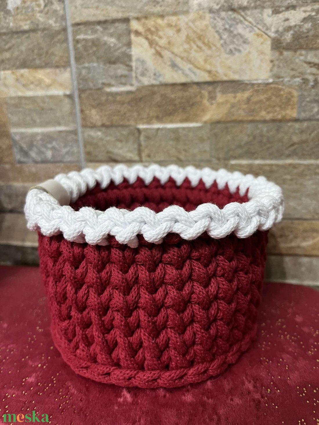 Horgolt tároló - otthon & életmód - tárolás & rendszerezés - tárolókosár - Meska.hu Horgolt tároló - otthon & életmód - tárolás & rendszerezés - tárolókosár - Meska.hu