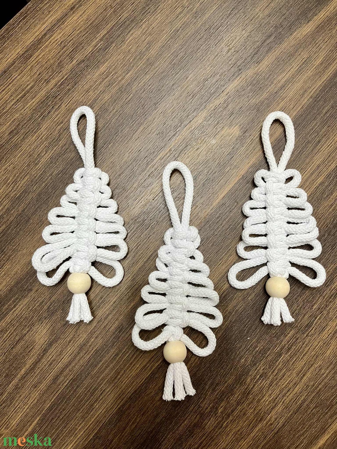 Horgolt karácsonyfadísz - karácsony - karácsonyi lakásdekoráció - karácsonyfadíszek - Meska.hu