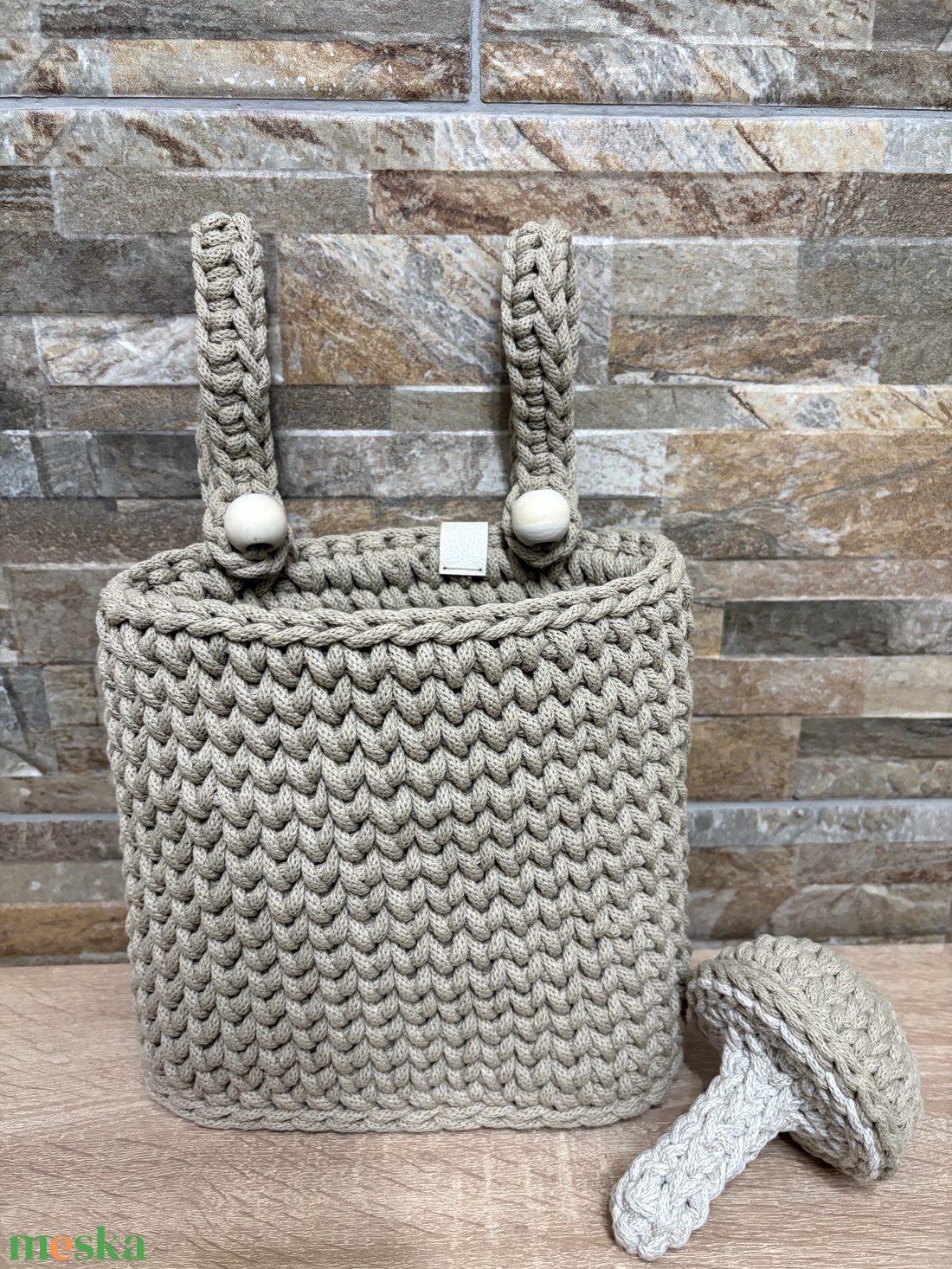 Horgolt tároló - otthon & életmód - tárolás & rendszerezés - tárolókosár - Meska.hu