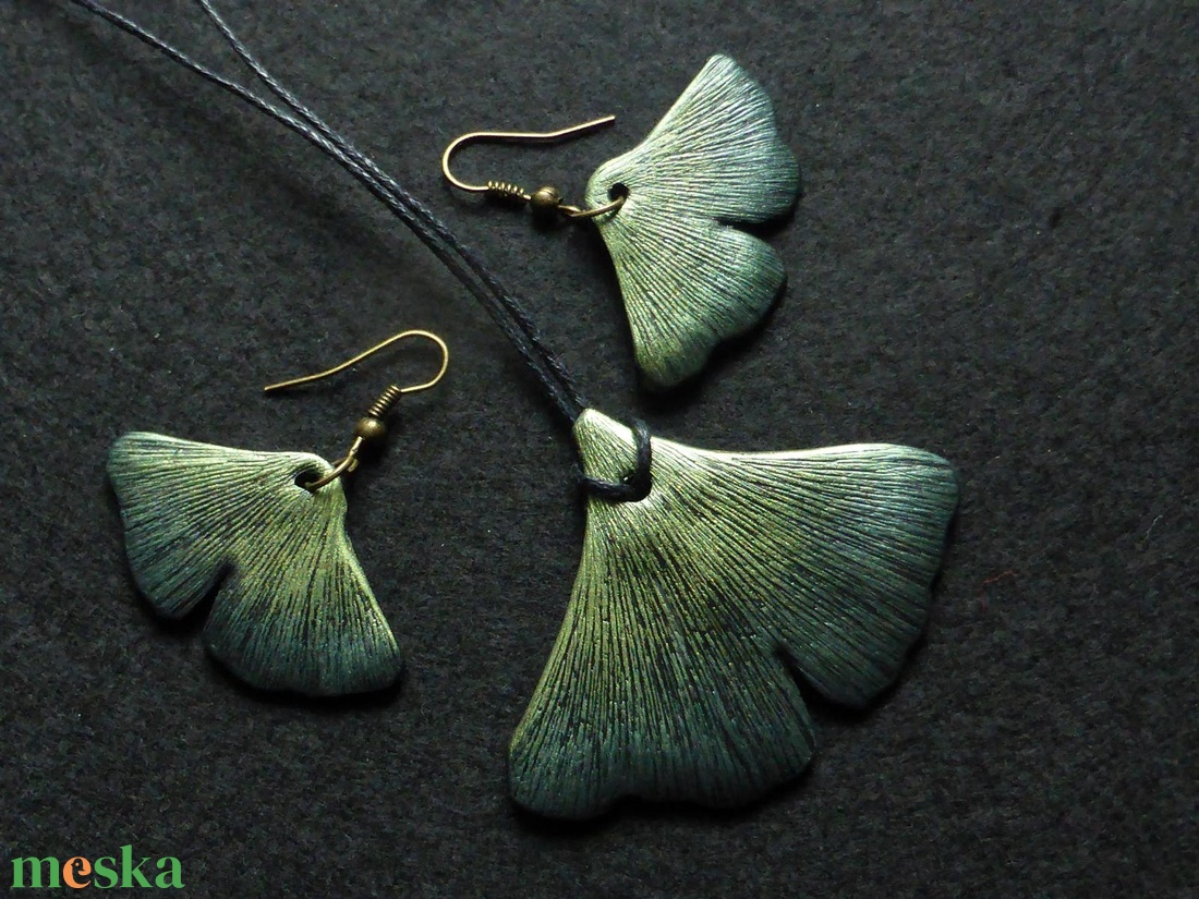 Ginkgo-szett - ékszer - ékszerszett - Meska.hu Ginkgo-szett - ékszer - ékszerszett - Meska.hu