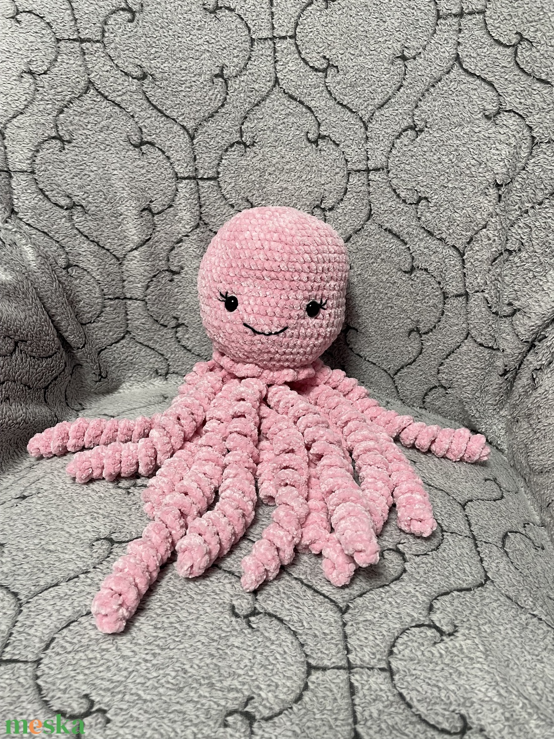 Amigurumi polip - játék & sport - plüssállat & játékfigura - polip, medúza - Meska.hu