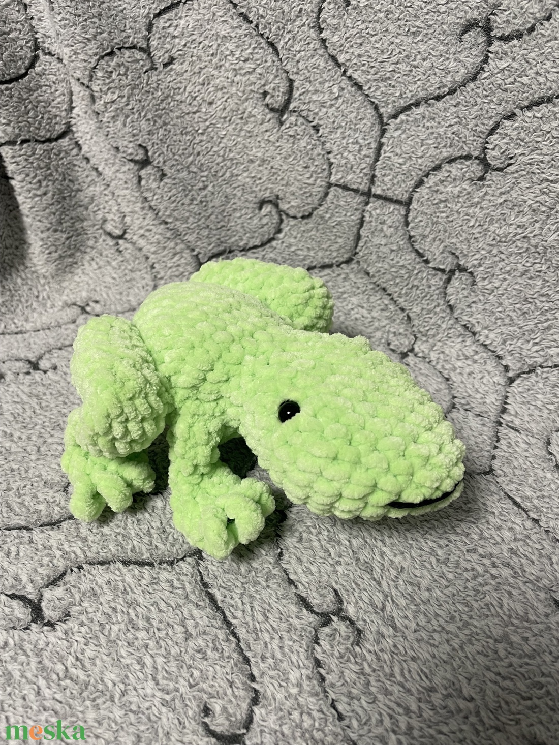 Amigurumi béka - játék & sport - plüssállat & játékfigura - béka - Meska.hu