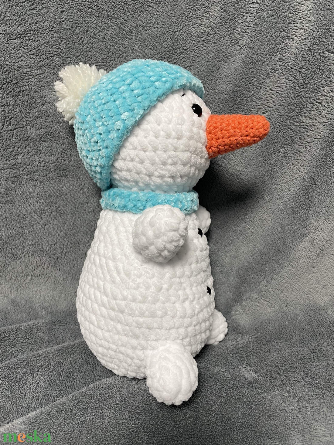 Amigurumi hóember - játék & sport - plüssállat & játékfigura - más figura - Meska.hu