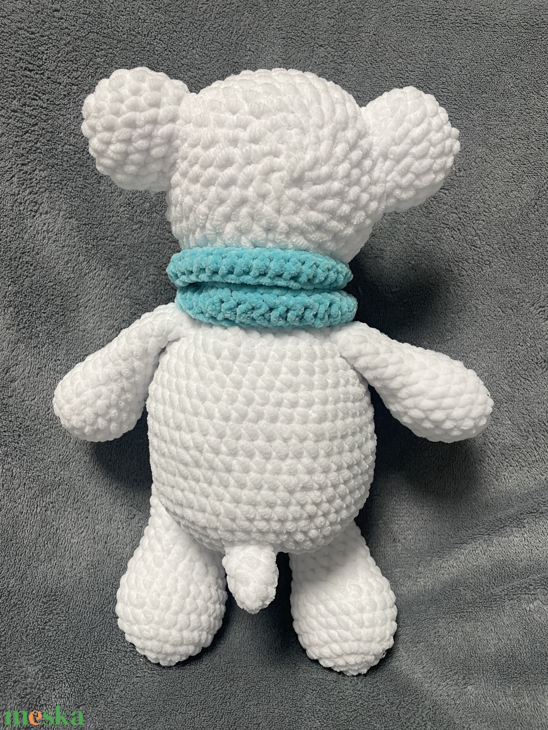 Horgolt jegesmedve - játék & sport - plüssállat & játékfigura - maci - Meska.hu