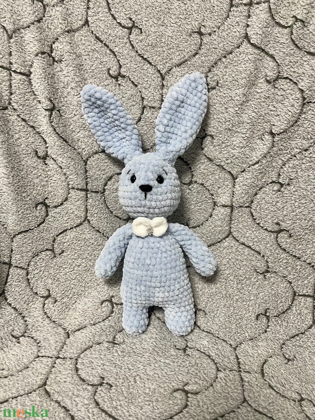 Horgolt nyuszi - játék & sport - plüssállat & játékfigura - nyuszi - Meska.hu