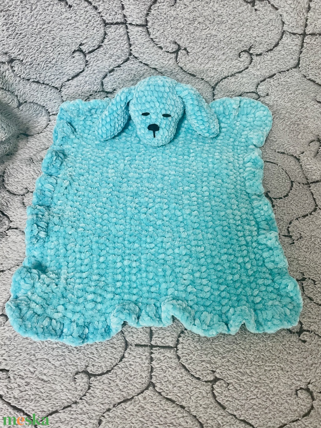 Horgolt szundi kendő - játék & sport - plüssállat & játékfigura - kutya - Meska.hu