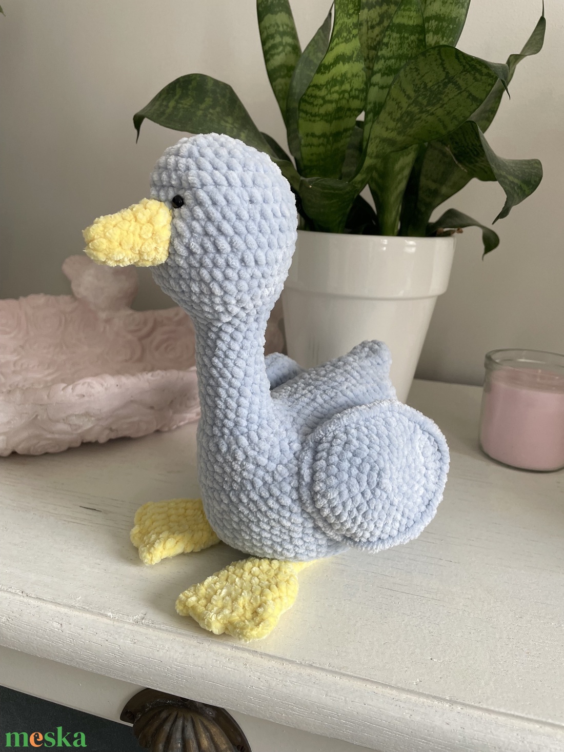 Horgolt liba - játék & sport - plüssállat & játékfigura - madár - Meska.hu