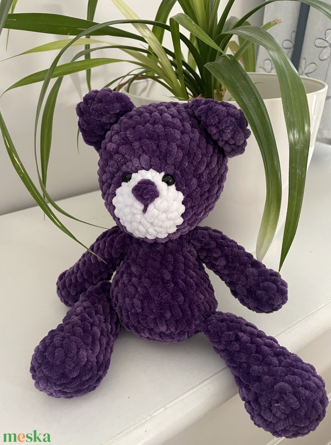 Horgolt maci - játék & sport - plüssállat & játékfigura - maci - Meska.hu